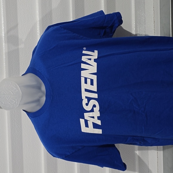 Delta Pro Weight Men's Blue White Fastenal T-shirt‎ Size Large